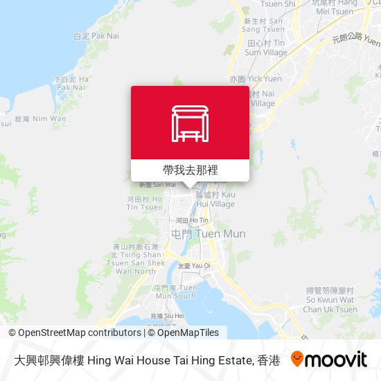大興邨興偉樓 Hing Wai House Tai Hing Estate地圖