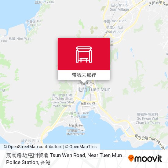 震寰路,近屯門警署 Tsun Wen Road, Near Tuen Mun Police Station地圖