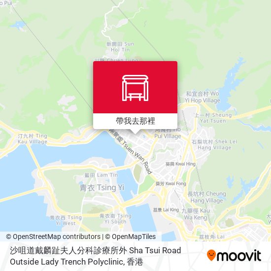 沙咀道戴麟趾夫人分科診療所外 Sha Tsui Road Outside Lady Trench Polyclinic地圖