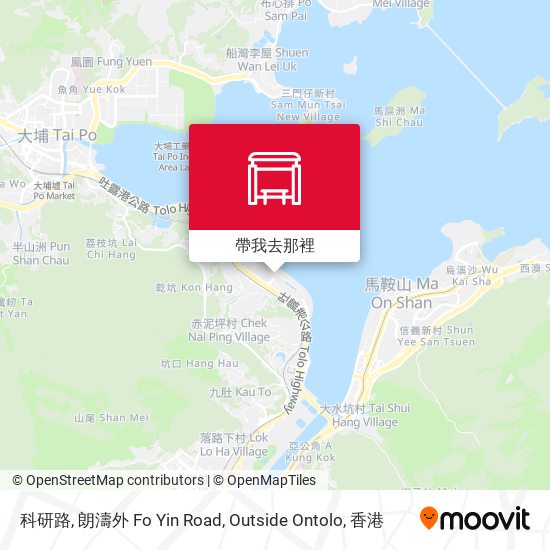 科研路, 朗濤外 Fo Yin Road, Outside Ontolo地圖
