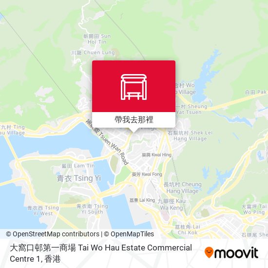 大窩口邨第一商場 Tai Wo Hau Estate Commercial Centre 1地圖