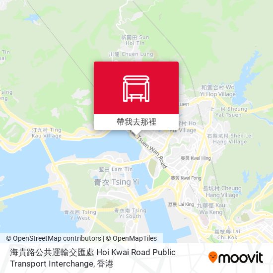 海貴路公共運輸交匯處 Hoi Kwai Road Public Transport Interchange地圖