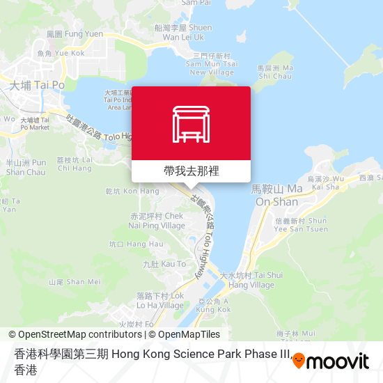 香港科學園第三期 Hong Kong Science Park Phase III地圖