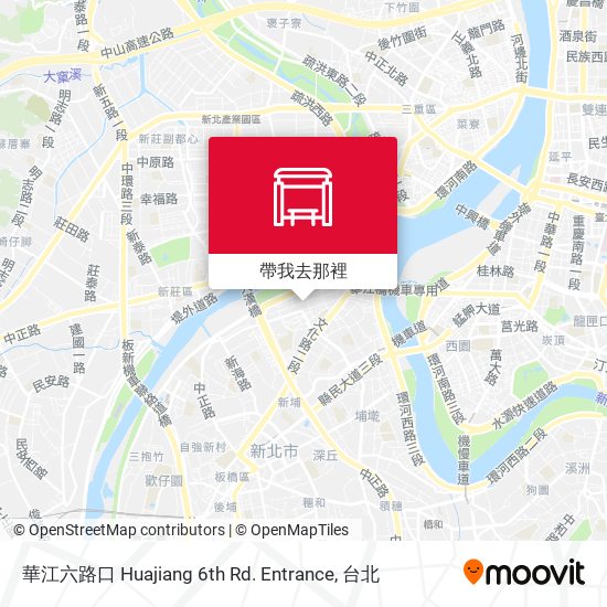 華江六路口 Huajiang 6th Rd. Entrance地圖