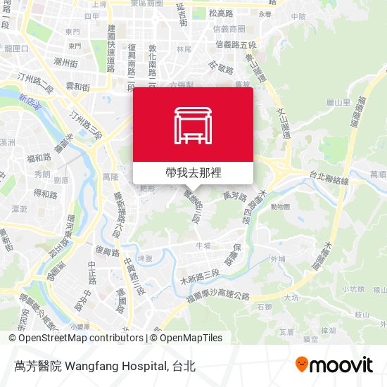 萬芳醫院 Wangfang Hospital地圖