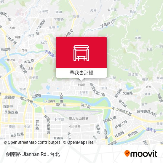 劍南路 Jiannan Rd.地圖