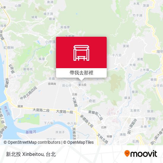 新北投 Xinbeitou地圖