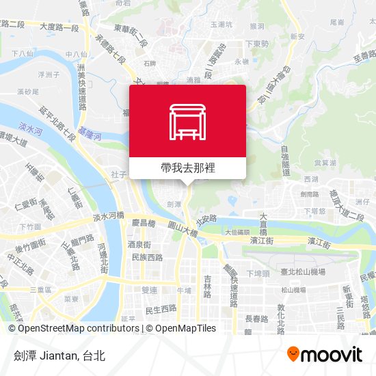 劍潭 Jiantan地圖