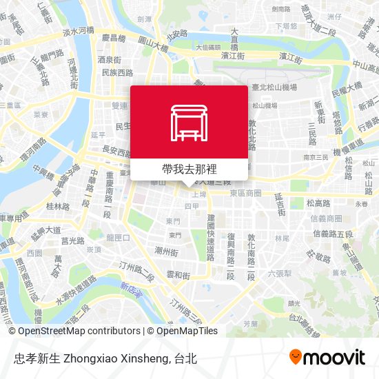 忠孝新生 Zhongxiao Xinsheng地圖