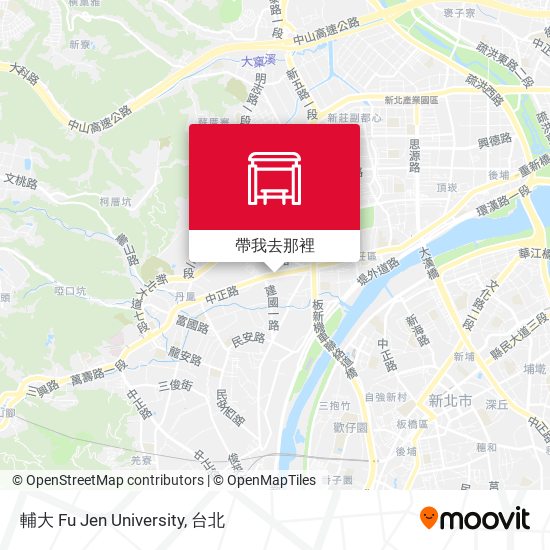 輔大 Fu Jen University地圖