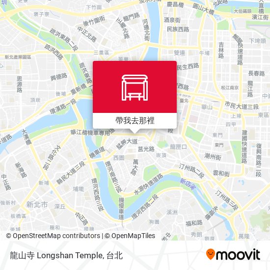 龍山寺 Longshan Temple地圖