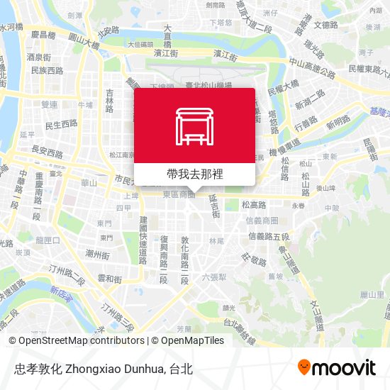 忠孝敦化 Zhongxiao Dunhua地圖