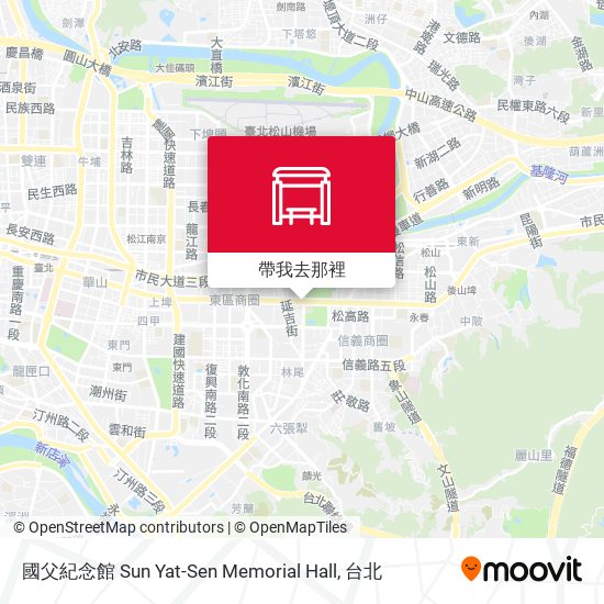 國父紀念館 Sun Yat-Sen Memorial Hall地圖