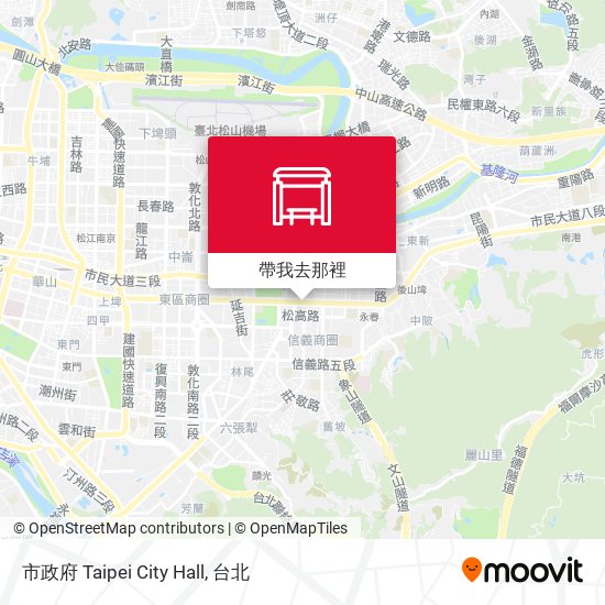 市政府 Taipei City Hall地圖