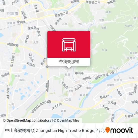 中山高架橋橋頭 Zhongshan High Trestle Bridge地圖