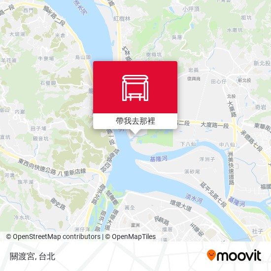 怎樣搭巴士或地鐵去北投區的關渡宮