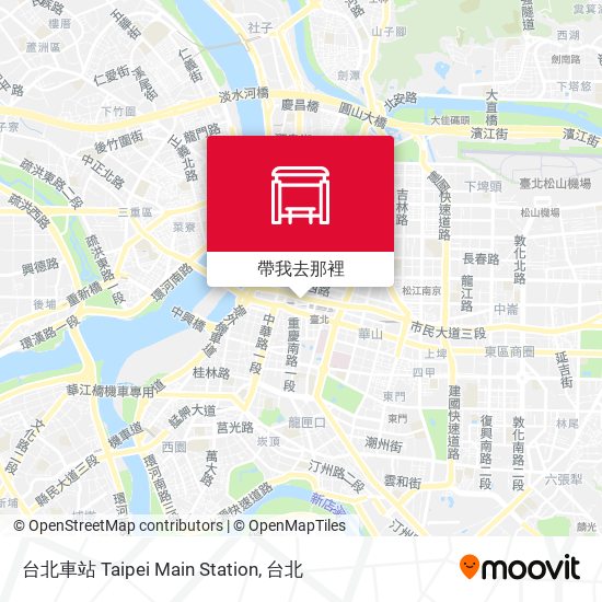 台北車站 Taipei Main Station地圖
