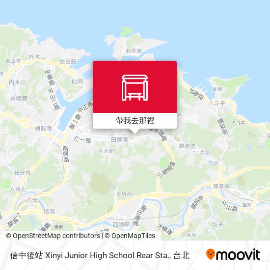 信中後站 Xinyi Junior High School Rear Sta.地圖