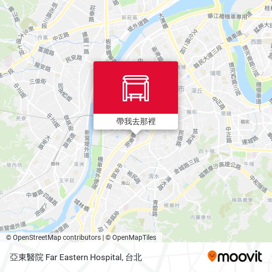 亞東醫院 Far Eastern Hospital地圖