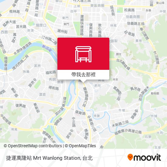 捷運萬隆站 Mrt Wanlong Station地圖