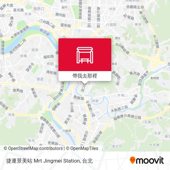 捷運景美站 Mrt Jingmei Station地圖