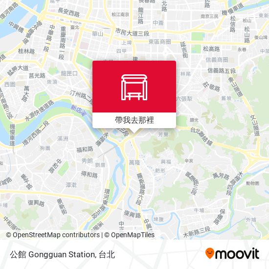 公館 Gongguan Station地圖