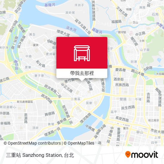 三重站 Sanzhong Station地圖