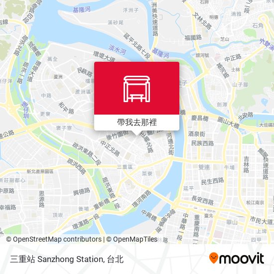 三重站 Sanzhong Station地圖