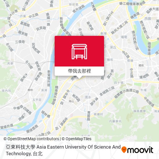 亞東科技大學 Asia Eastern University Of Science And Technology地圖