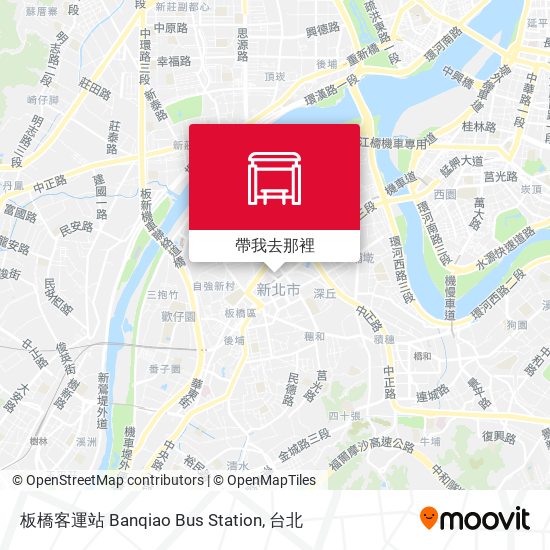 板橋客運站 Banqiao Bus Station地圖