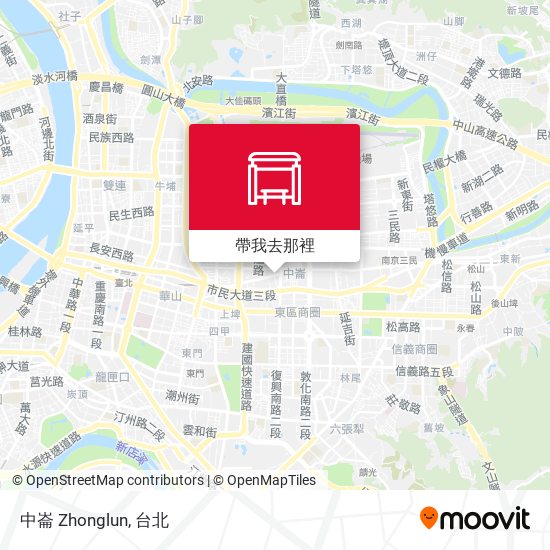 中崙 Zhonglun地圖