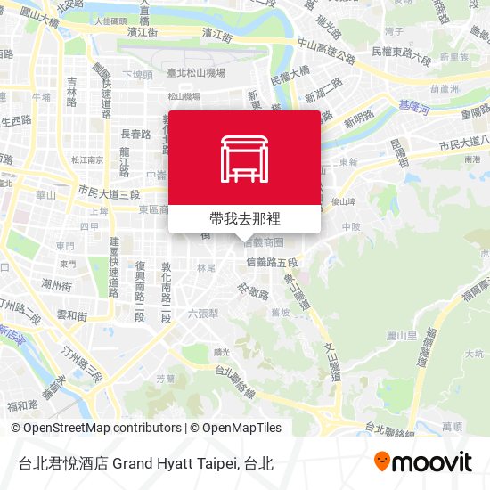 台北君悅酒店 Grand Hyatt Taipei地圖
