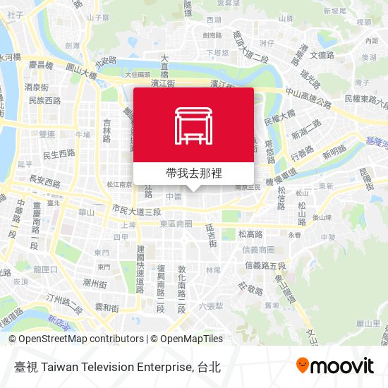 臺視 Taiwan Television Enterprise地圖