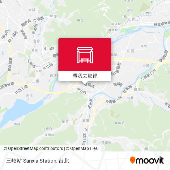 三峽站 Sanxia Station地圖