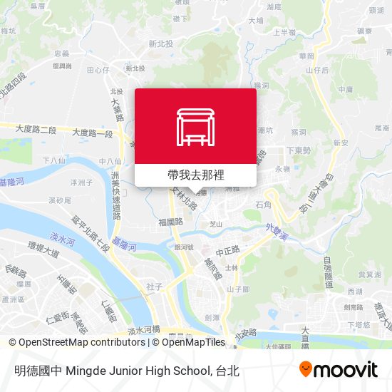 明德國中 Mingde Junior High School地圖