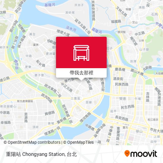 重陽站 Chongyang Station地圖