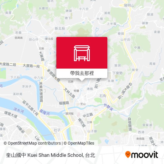 奎山國中 Kuei Shan Middle School地圖