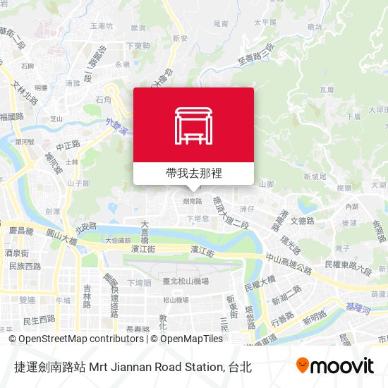 捷運劍南路站 Mrt Jiannan Road Station地圖