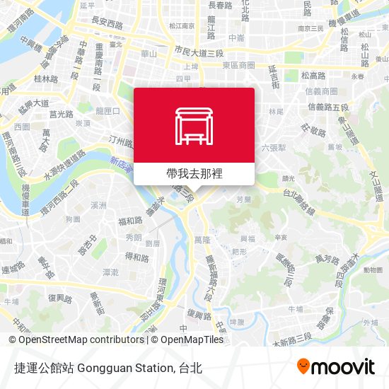 捷運公館站 Gongguan Station地圖