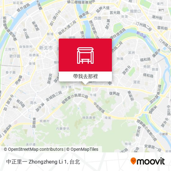 中正里一 Zhongzheng Li 1地圖