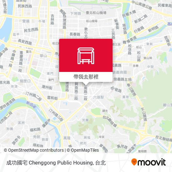 成功國宅 Chenggong Public Housing地圖