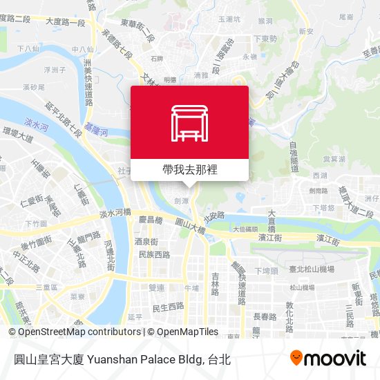 圓山皇宮大廈 Yuanshan Palace Bldg地圖