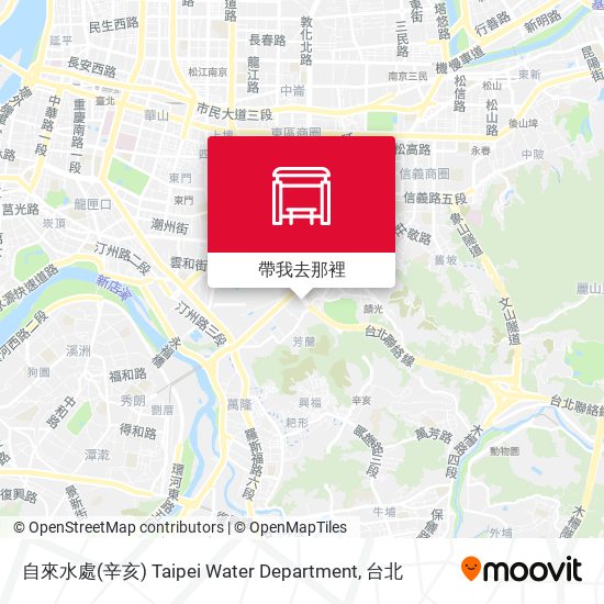 自來水處(辛亥) Taipei Water Department地圖