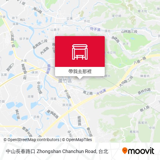 中山長春路口 Zhongshan  Chanchun Road地圖