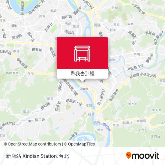 新店站 Xindian Station地圖