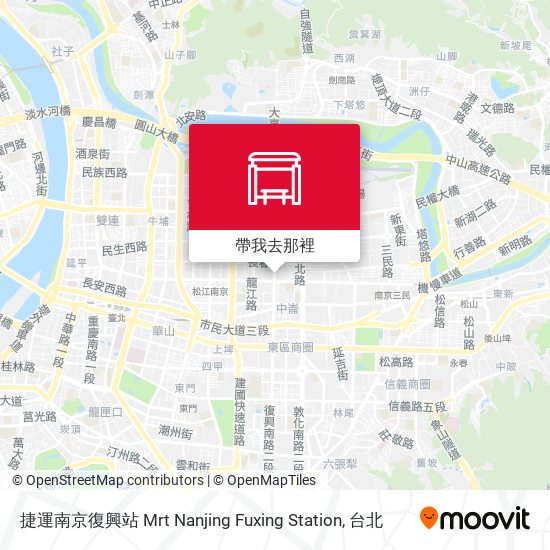 捷運南京復興站 Mrt Nanjing Fuxing Station地圖