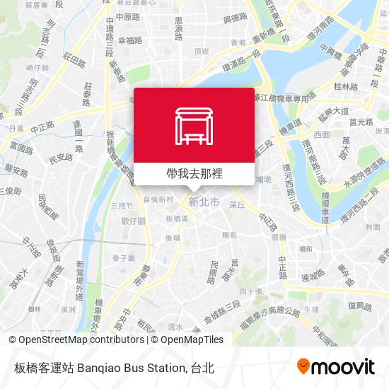 板橋客運站 Banqiao Bus Station地圖