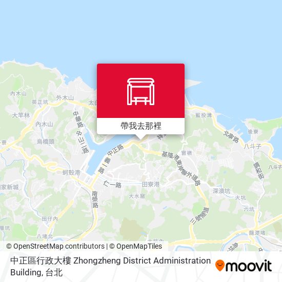 中正區行政大樓 Zhongzheng District Administration Building地圖