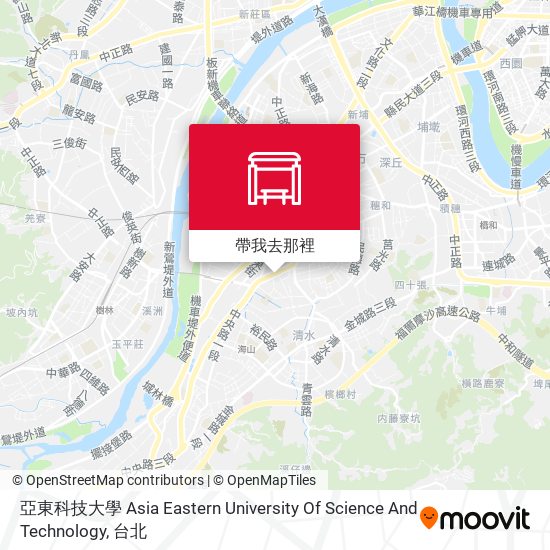 亞東科技大學 Asia Eastern University Of Science And Technology地圖
