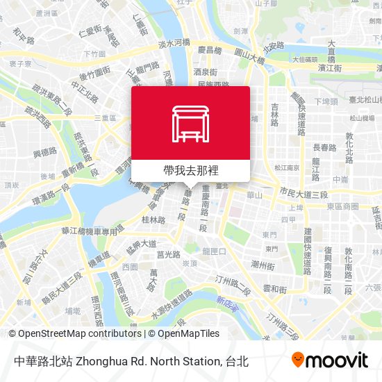 中華路北站 Zhonghua Rd. North Station地圖